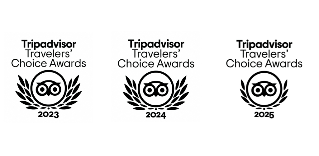 TripAdvisor Travellers' Choice 2023, 2024, 2025